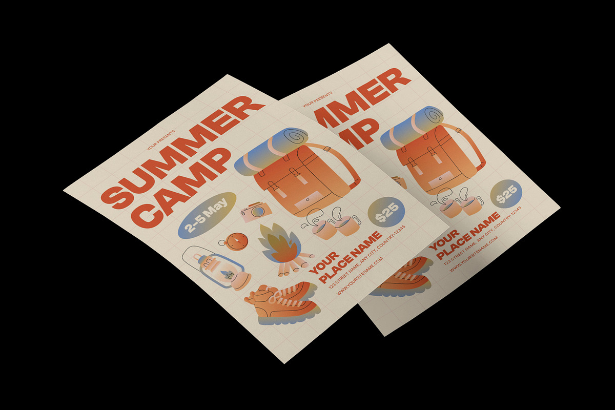 Summer Camp Flyer, a Flyer Template by Neermana (Photo 3 of 4)