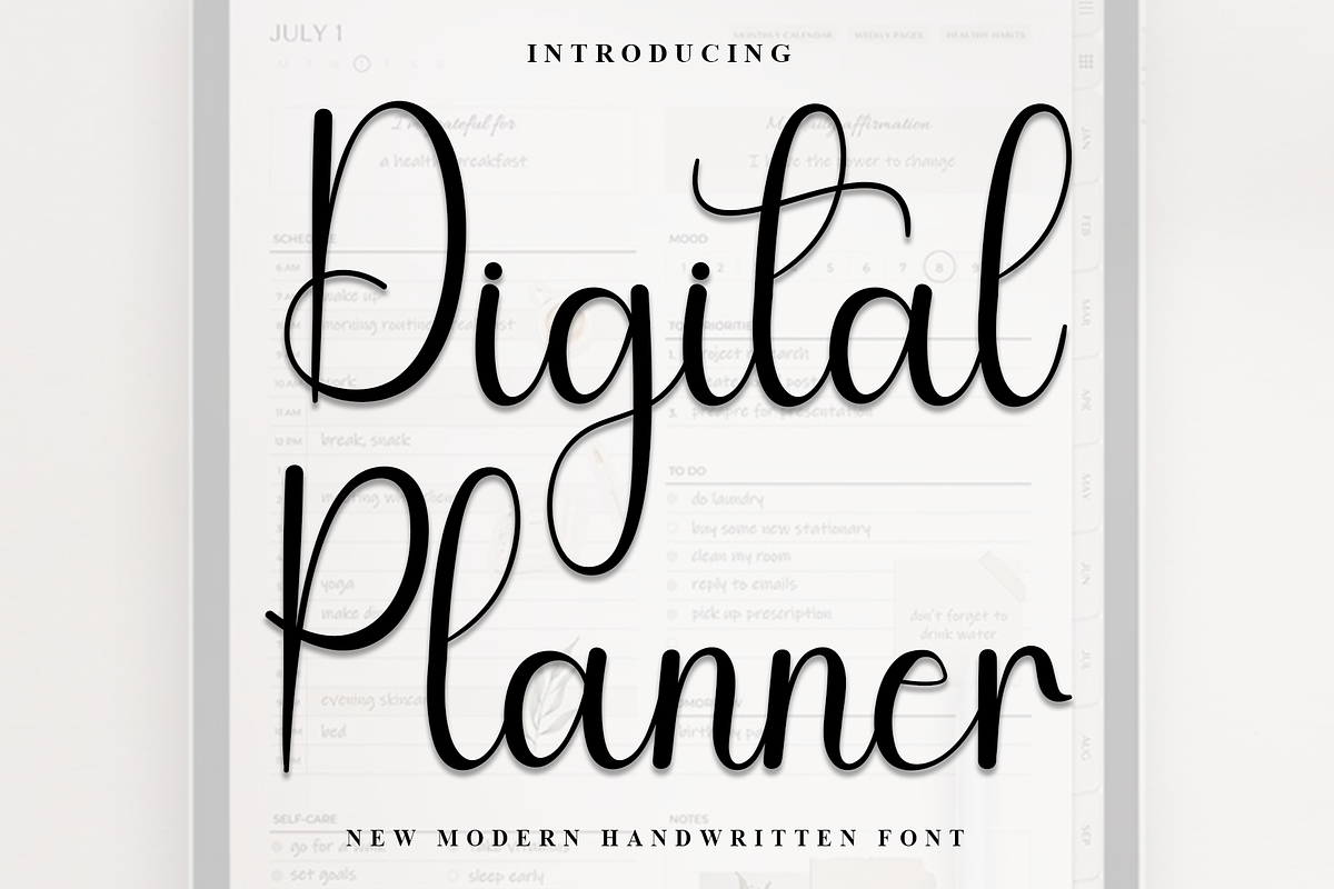 Digital Smart, a Handwritten Font by InermediaSTUDIO (Photo 1 of 8)