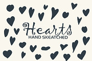 54 Hand-Drawn Hearts ClipArt, an Illustration by Creative Shop (Thumbnail 2 of 2)