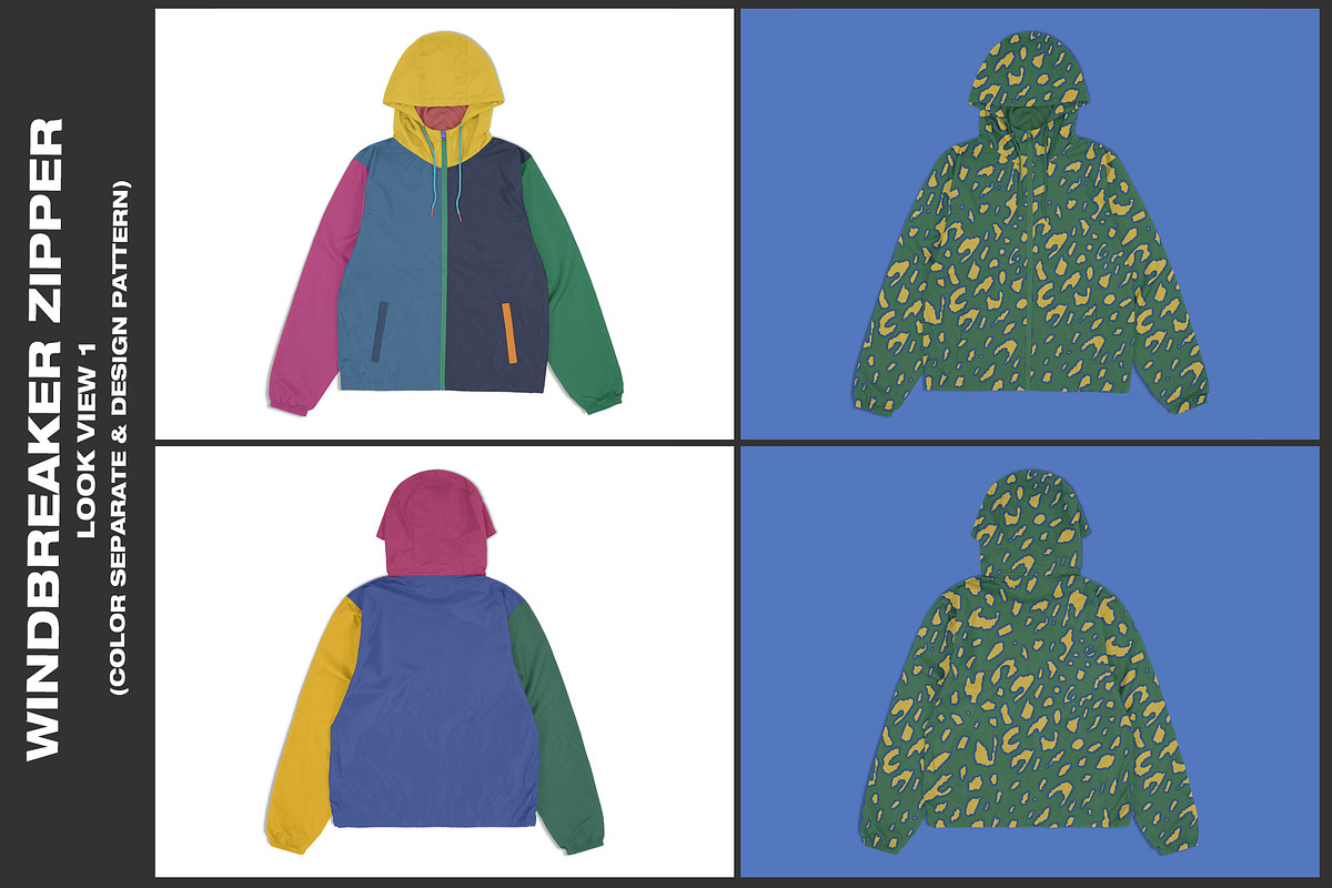 Windbreaker Zipper - Mockup, a Hoody Mockup by DaldSgh (Photo 4 of 13)