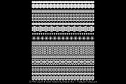 White Lace Clipart Borders, an Illustration by Amanda Ilkov (Thumbnail 4 of 4)