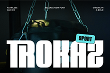 Trokaz - Bold Sport Display Font