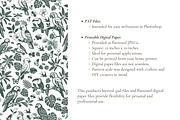 Tropical Parrot Toile de Jouy Print, a Background Graphic by Hughes Studio (Thumbnail 7 of 8)