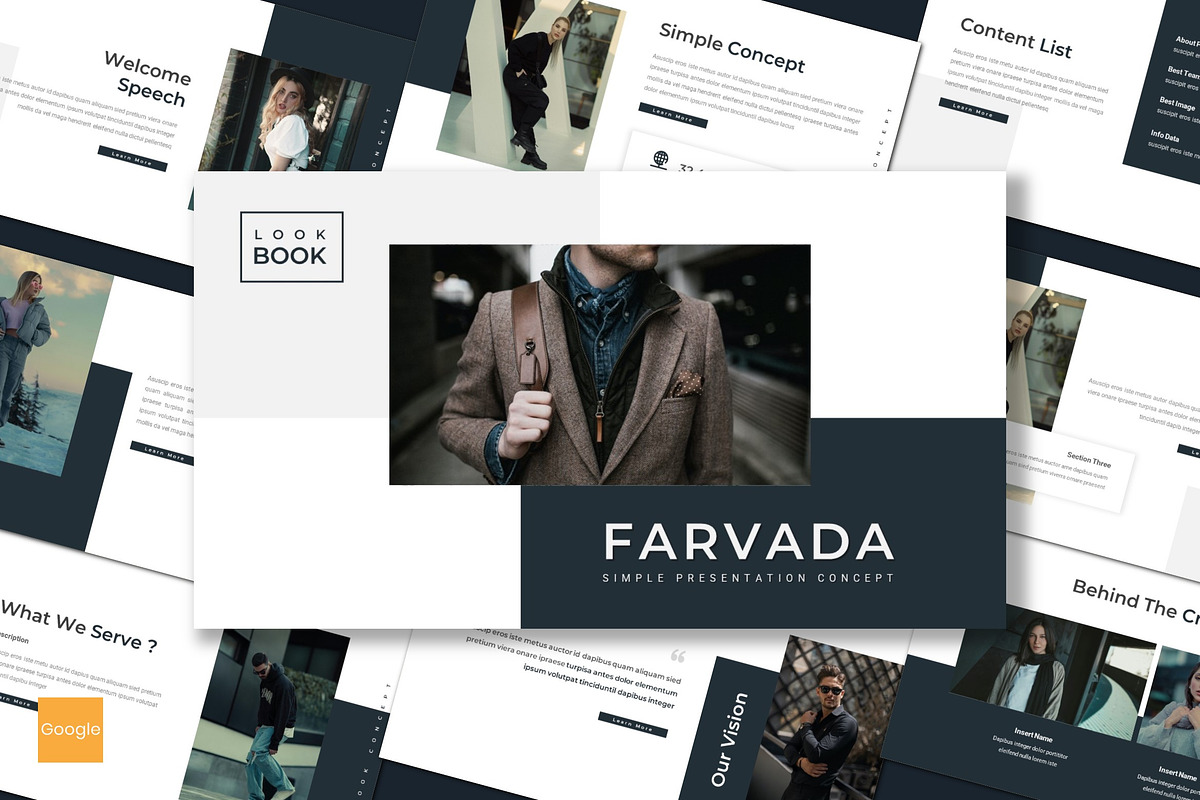 Farvada - Google Slides Template, a Presentation Template by inspirasign (Photo 1 of 4)