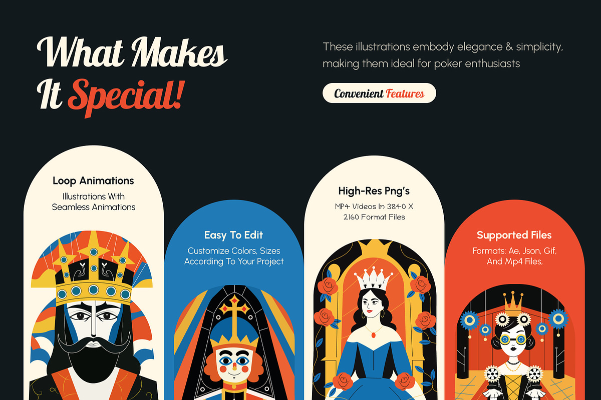 Animated Poker Illustration Art Set, a Sport Illustration by Creative Stall (Photo 2 of 5)