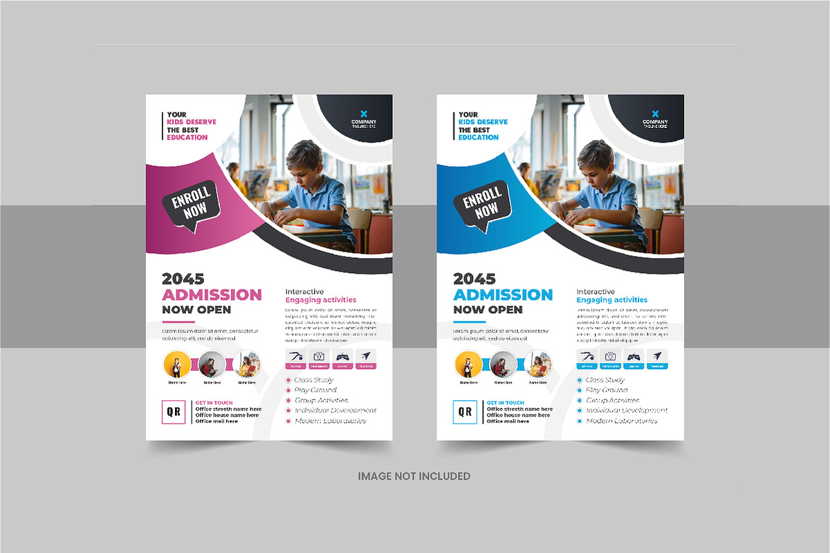 Education flyer or school flyer set, a Flyer Template by Pavel_design (Photo 4 of 11)