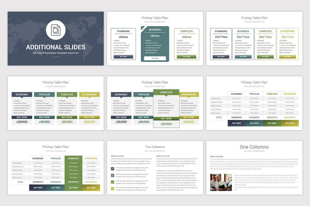 Power Edge PowerPoint Template, a Presentation Template by SlideOne (Photo 32 of 42)