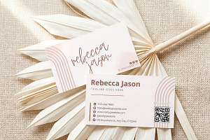 Minimalist Business Card Canva Kit, a Business Card Template by Arslan