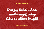 Sunkind Display – Playful Retro Font, a Script Font by Creacy Studio (Thumbnail 8 of 10)