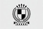 Royal Shield Logo Template Vector, an Illustration by Amazin_art (Thumbnail 5 of 16)