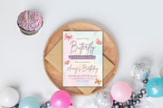 Butterfly Birthday Card Template!, a Print Template by TheSimplySereneShop (Thumbnail 6 of 6)