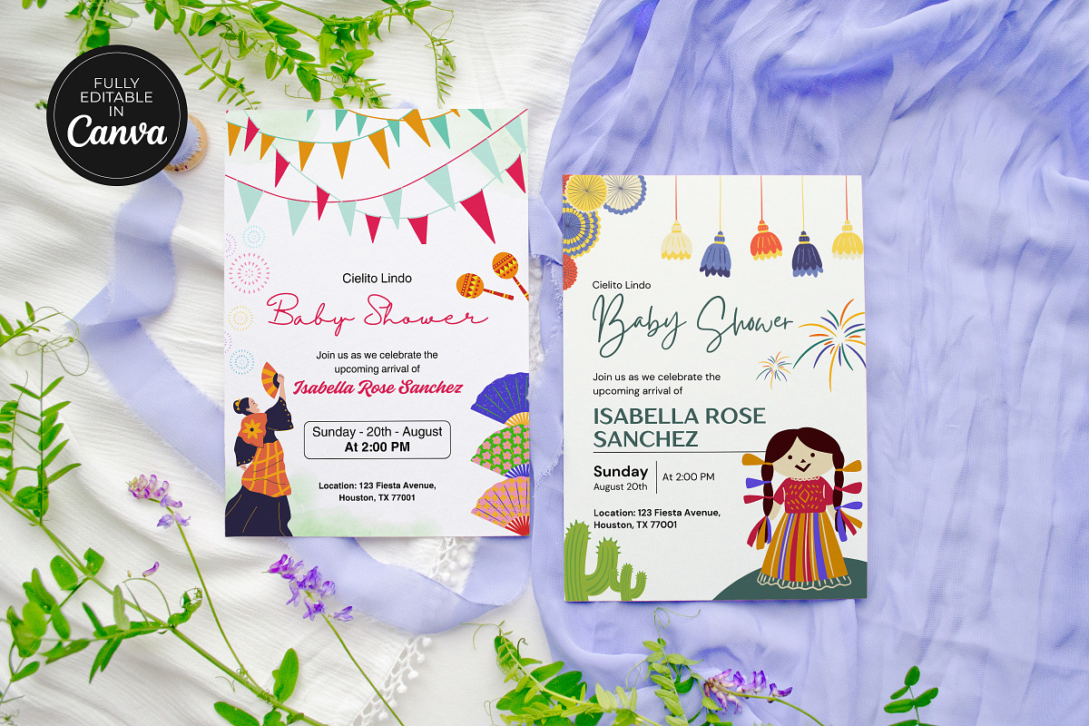 Mexican Baby Shower Invitation Temp, an Invitation Template by Snapybiz (Photo 4 of 10)