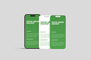 Social Media Mockup, an iPhone Mockup by Pikachudesign (Thumbnail 4 of 5)