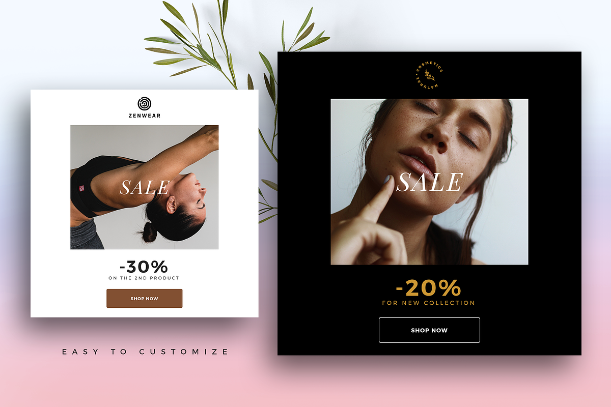 24 Social Media Ads Templates, a Social Media Template by The Cave Graphics (Photo 5 of 5)