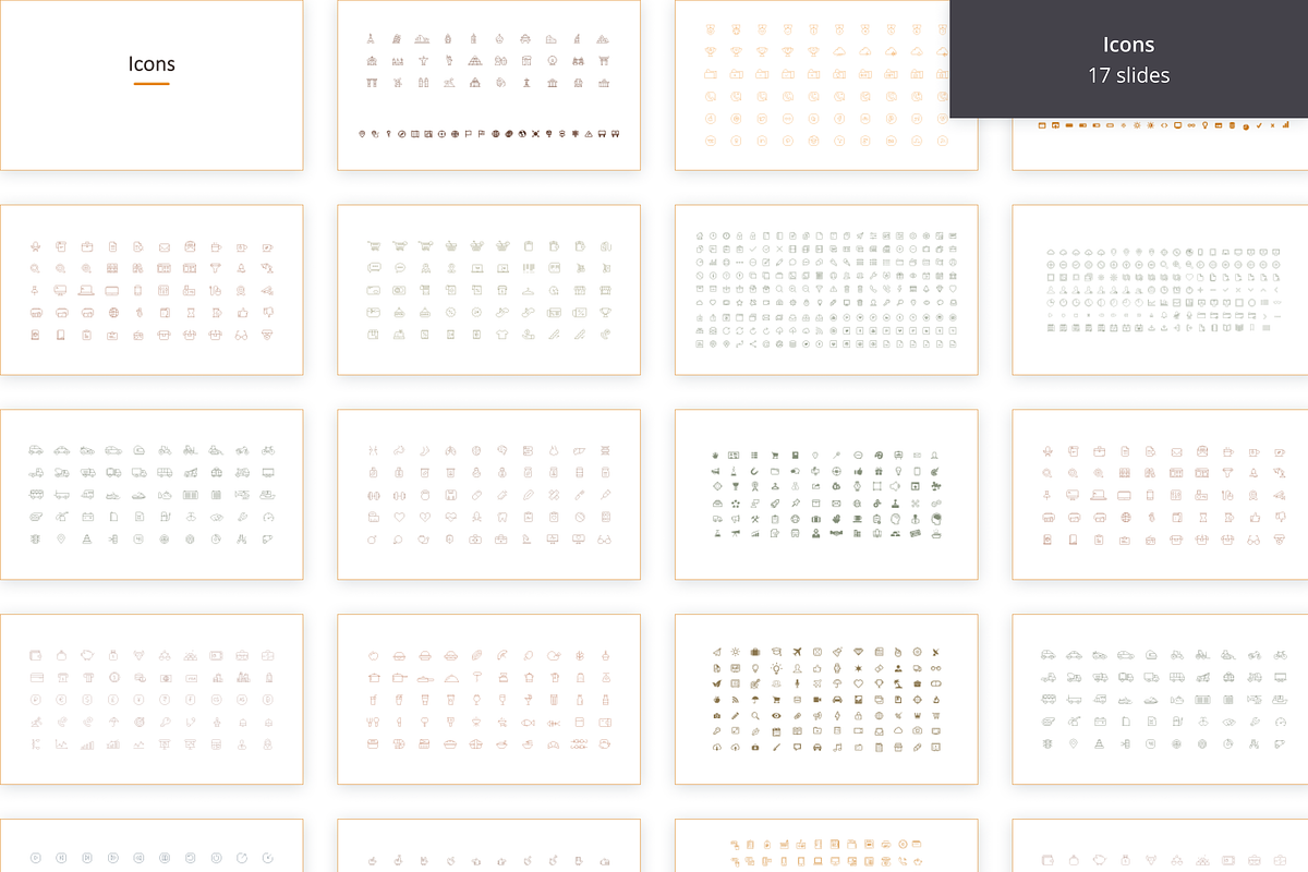 Peach presentation template, a Presentation Template by KaluginaWEB (Photo 12 of 12)