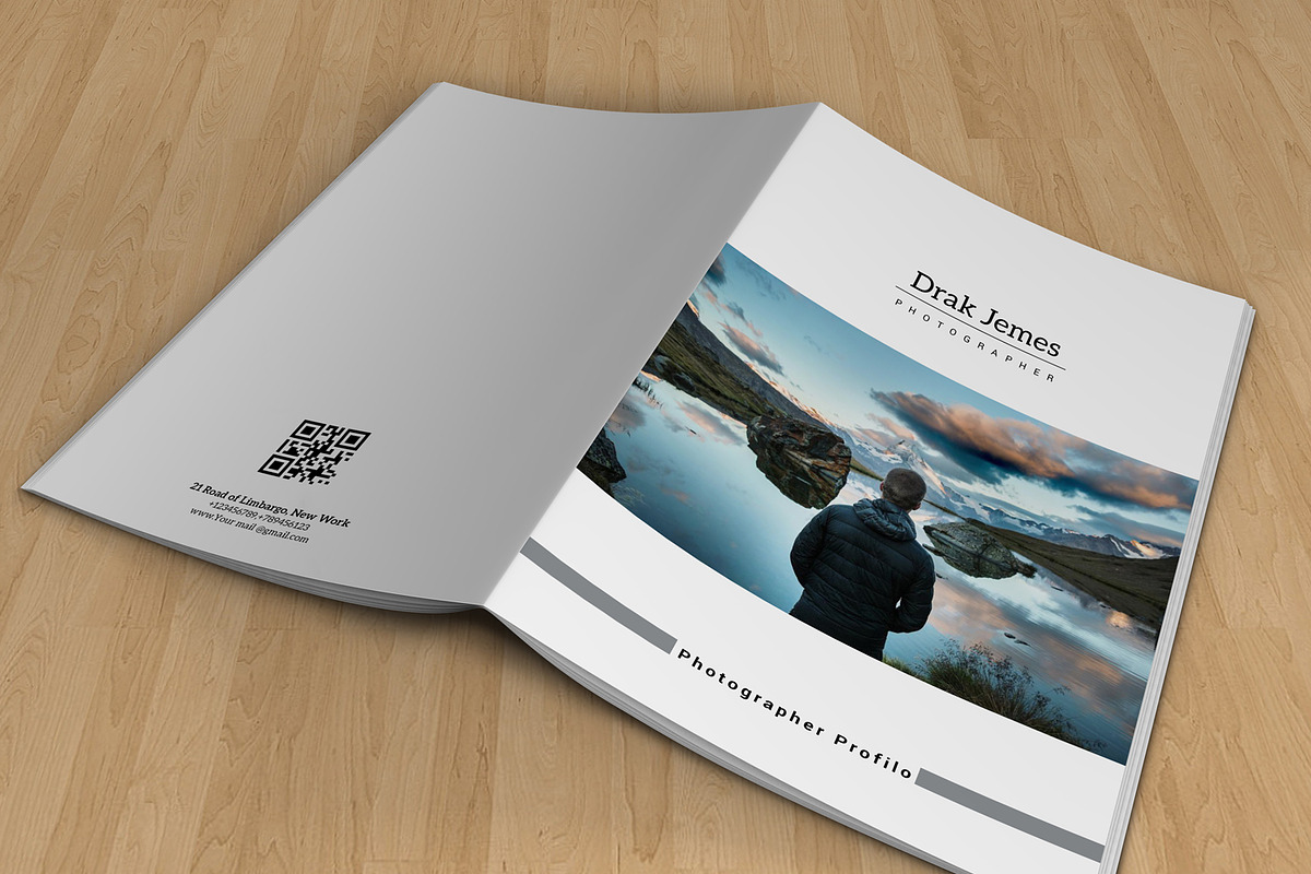 Photographer Portfolio Brochure-V313, a Brochure Template by Template Shop (Photo 2 of 12)