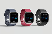Smart Watch Mockup, a Wearable Device Mockup by Hubzway (Thumbnail 2 of 9)