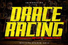 Drace Racing Sport Font