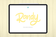 Randy Block Procreate Brush, a Brush Add-On by Cate Shaner (Thumbnail 1 of 4)