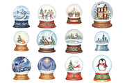 Winter Snow Globe PNG, an Illustration by SinaCreation (Thumbnail 2 of 7)