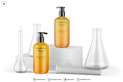 Pump Bottle Mockups, a Packaging Mockup by SmokyPixels (Thumbnail 3 of 5)