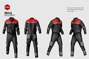 Worker Uniform With Pose Mockup, a Shirt Mockup by Mildstudio (Thumbnail 5 of 8)