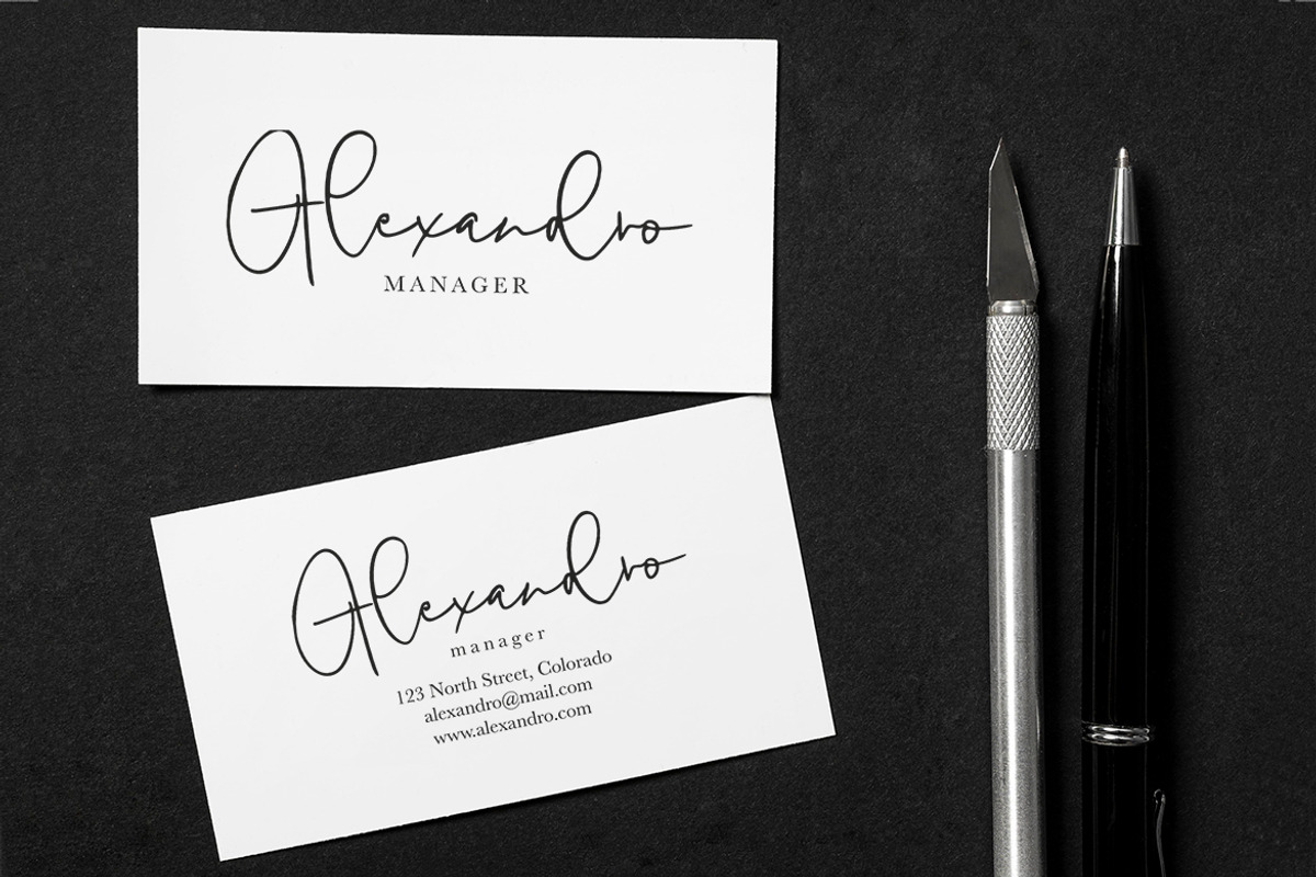 Antoinette - a Handwritten Font, a Script Font by Vava Aryanto (Photo 4 of 11)