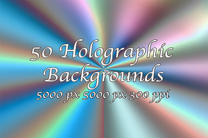 50 Holographic Backgrounds