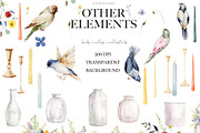 Wildflowers Floral Clipart Set, a Decorative Illustration by anastasiia.art (Thumbnail 5 of 9)