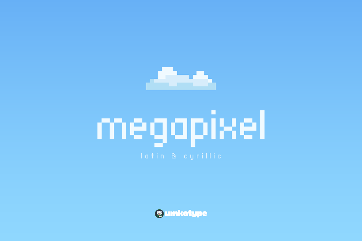 Megapixel Pixel Game Font, a Font by alpercakici (Photo 1 of 9)