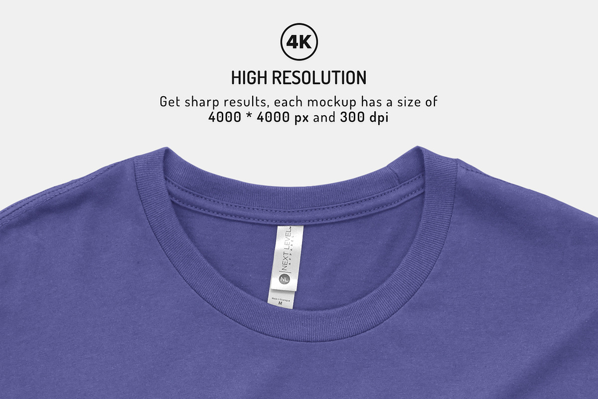 Mens Short Sleeve T-shirt Mockups, a Shirt Mockup by GraphicHero (Photo 5 of 6)