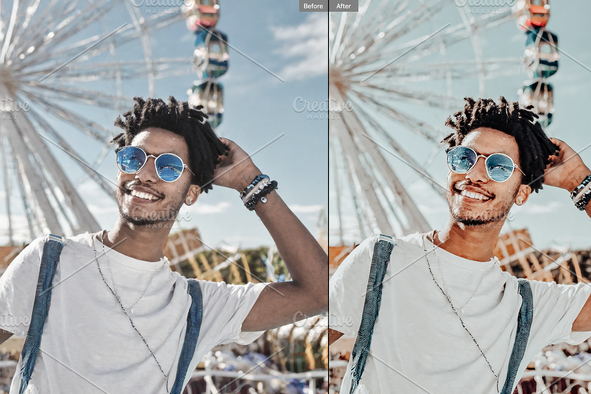 BLUE MOBILE Lightroom PRESETS, an Action Add-On by LOTA_CREATIONS (Photo 4 of 11)