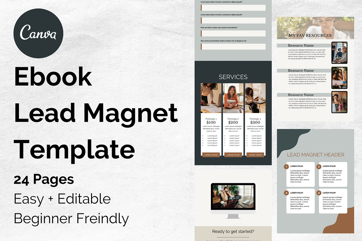 Lead Magnet Workbook eBook Template