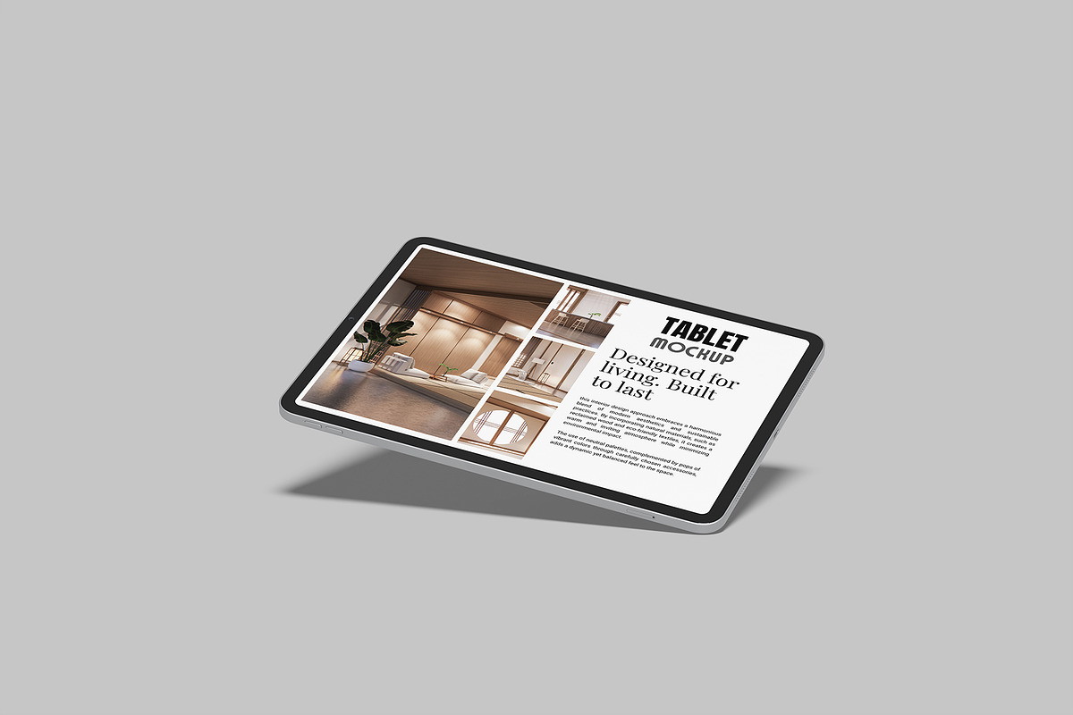 Tablet Potrait Landscape Mockup, a Device Mockup by rizalamora (Photo 10 of 11)