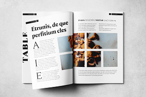 Clean Magazine Layout