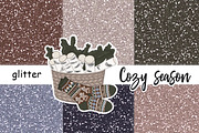 Cozy Season Glitter, a Texture Graphic by GlamArtZhanna (Thumbnail 3 of 3)