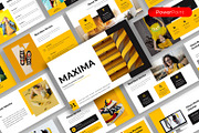 Maxima – Business PowerPoint, a Presentation Template by kreatifreya (Thumbnail 1 of 5)
