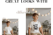 Kids T-shirt Mockup Bundle, a Shirt Mockup by Neutral Mockups (Thumbnail 6 of 7)