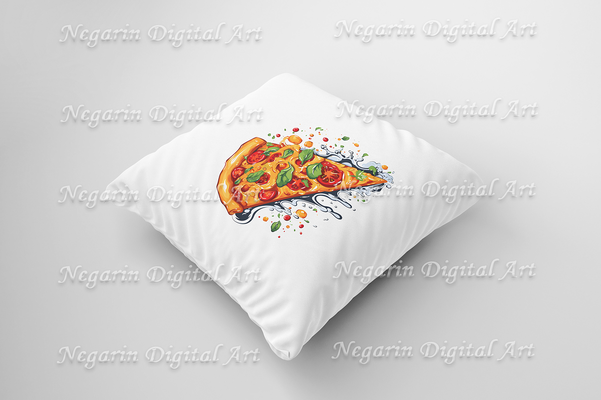 Watercolor Italian Food Clipart, an Object Graphic by Negarin Digital Art (Photo 8 of 10)