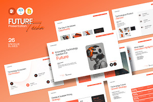 Future With Technology Presentation, a Presentation Template by evgenystudio