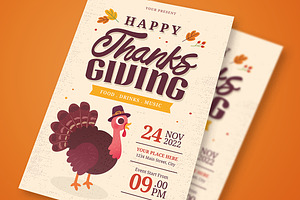 Thanksgiving Flyer Template