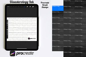 Undated Calendar Set 2 Procreate