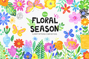 Floral Season Collage Illustrations, an Illustration by LarysaZabrotskaya (Thumbnail 12 of 12)
