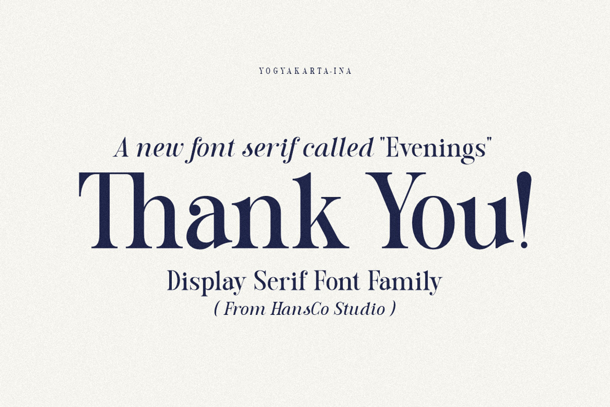 Evenings | Retro Vintage Serif Font, a Serif Font by HansCo Studio (Photo 20 of 20)