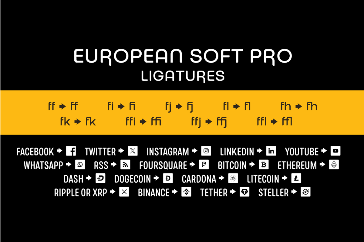 European Soft Pro - 30% SAVE, a Sans Serif Font by BULENT YUKSEL (Photo 7 of 11)