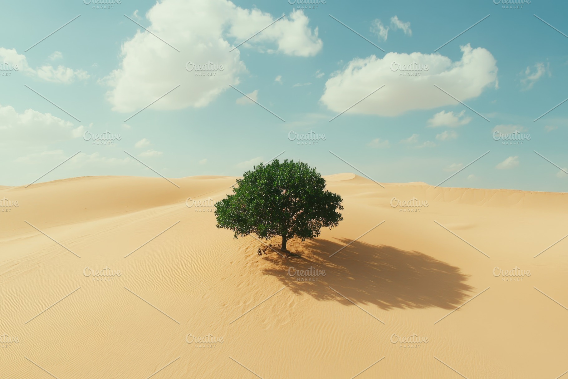 Expansive desert landscape with a lo, a Photo by Iftikhar Alam
