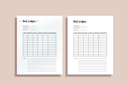 Rent Ledger Canva Template, a Templates & Theme by SassyCorners (Thumbnail 2 of 5)