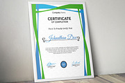 Certificate Word | PSD | AI, a Stationery Template by Curve Design (Thumbnail 4 of 6)