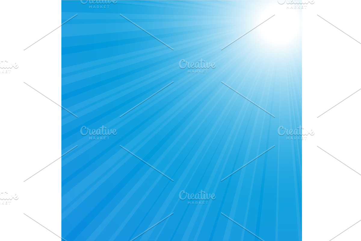 sunburst back illustration, an Illustration by piter.goskov