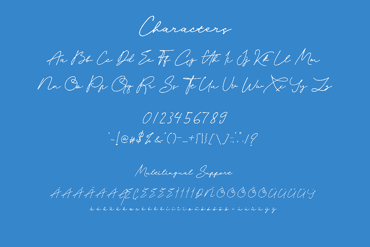 The Bright Road, a Script Font by Mozyen Studio (Photo 5 of 6)